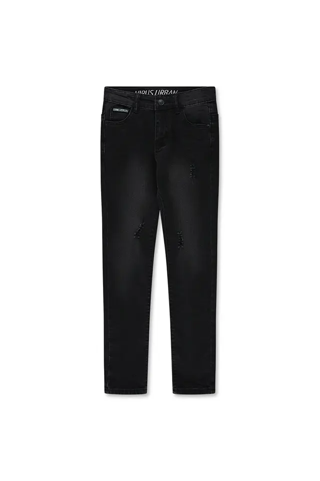 ג'ינס שחור משופשף (#137658777) - 1