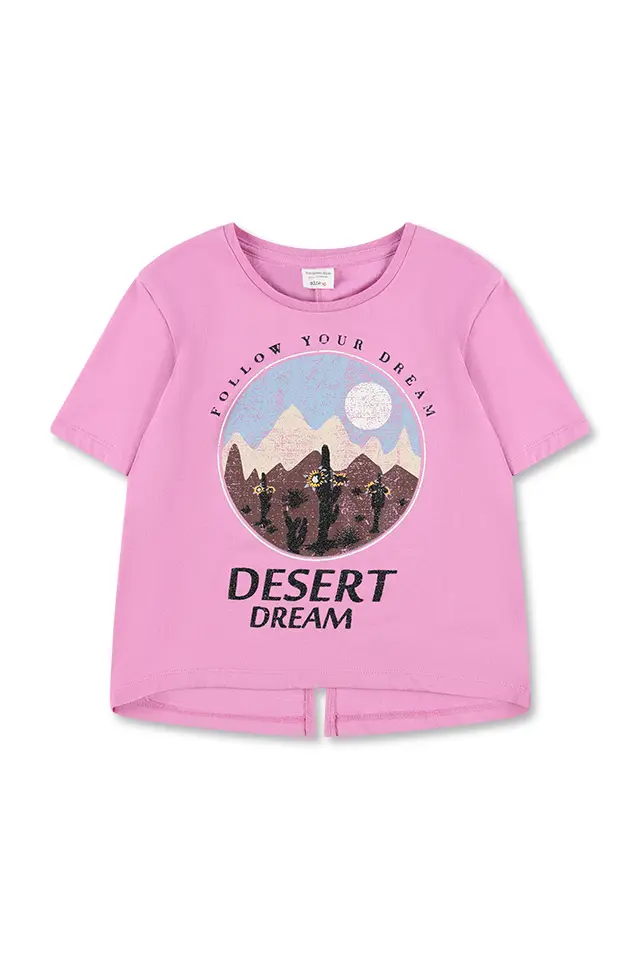 טי שרט ורוד DESERT DREAM (#22617805) - 1
