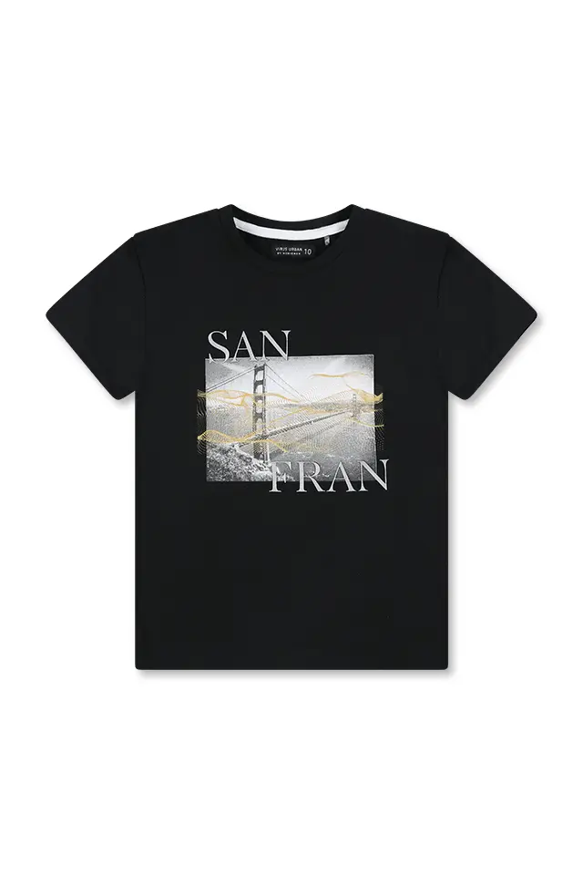 חולצה שחורה SAN FRAN (#22716533) - 1