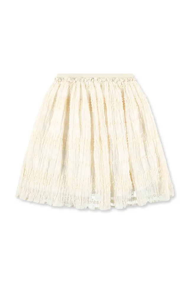 חצאית שיפון לבנה (#236375107) - 1