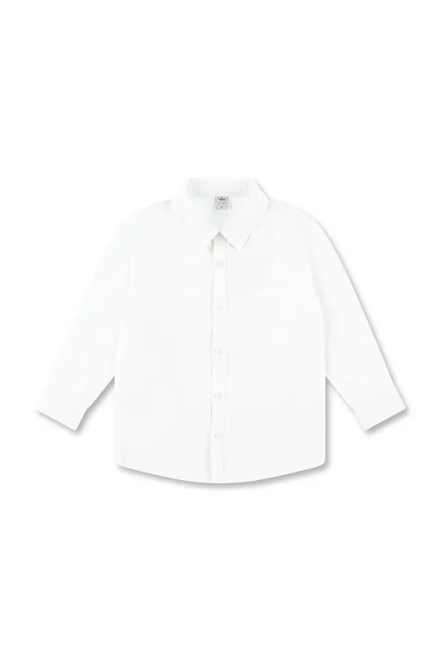 חולצה מכופתרת לבנה (#52350001) - 1
