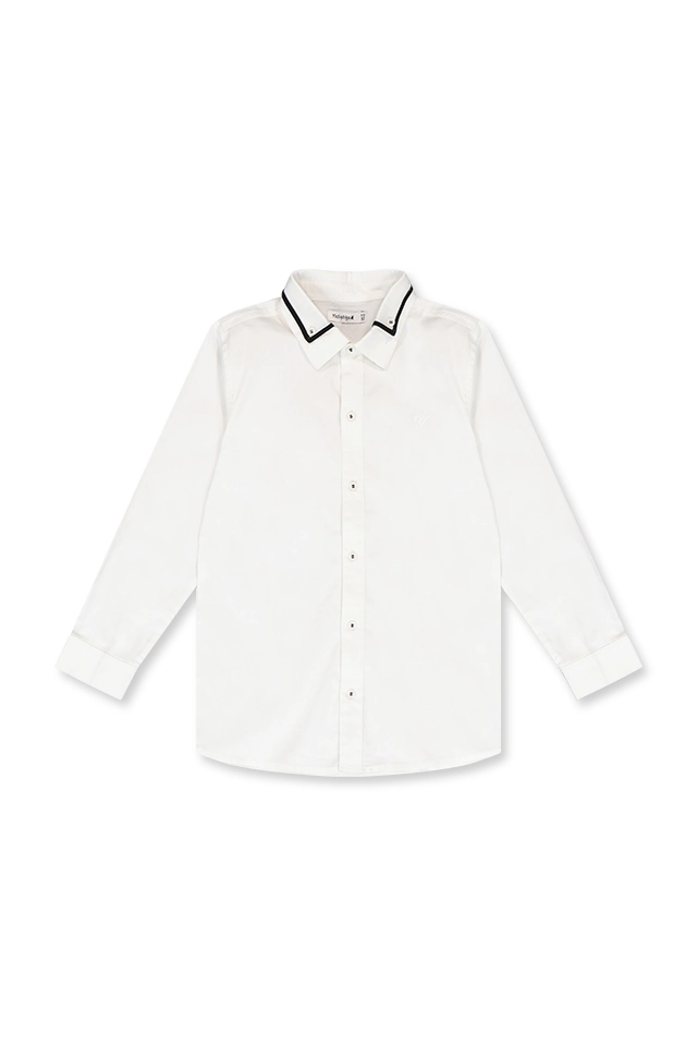 חולצה מכופתרת לבנה Y (#143350801) - 1