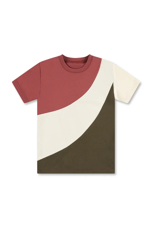 חולצת בד סרוג צבעונית (#23112711) - 1