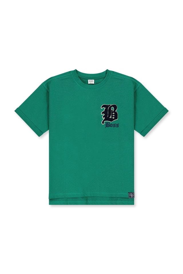 חולצת אוברסייז ירוקה BOSS (#2413089140) - 1