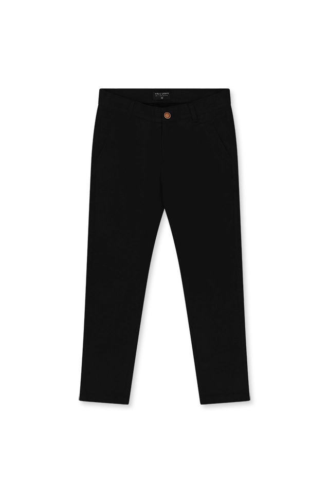 מכנסי צ'ינו שחורים (#142760133) - 1