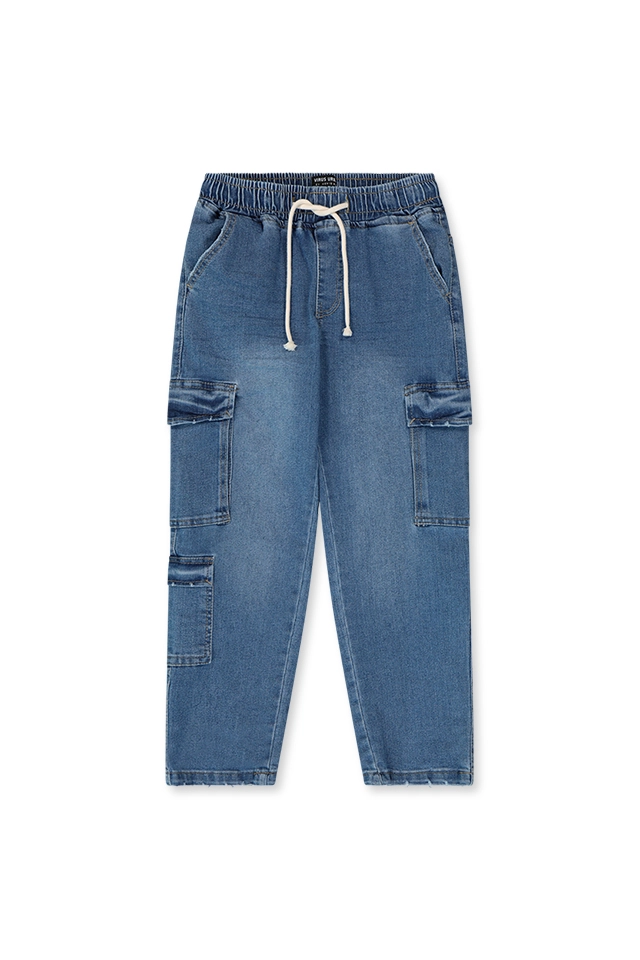 ג'ינס כחול כיסי צד (#142766146) - 1