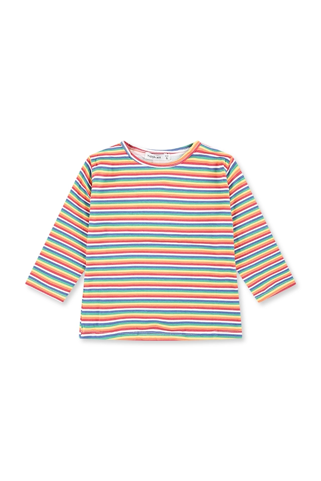 חולצת 3/4 פסים צבעוניים (#1432123107) - 1
