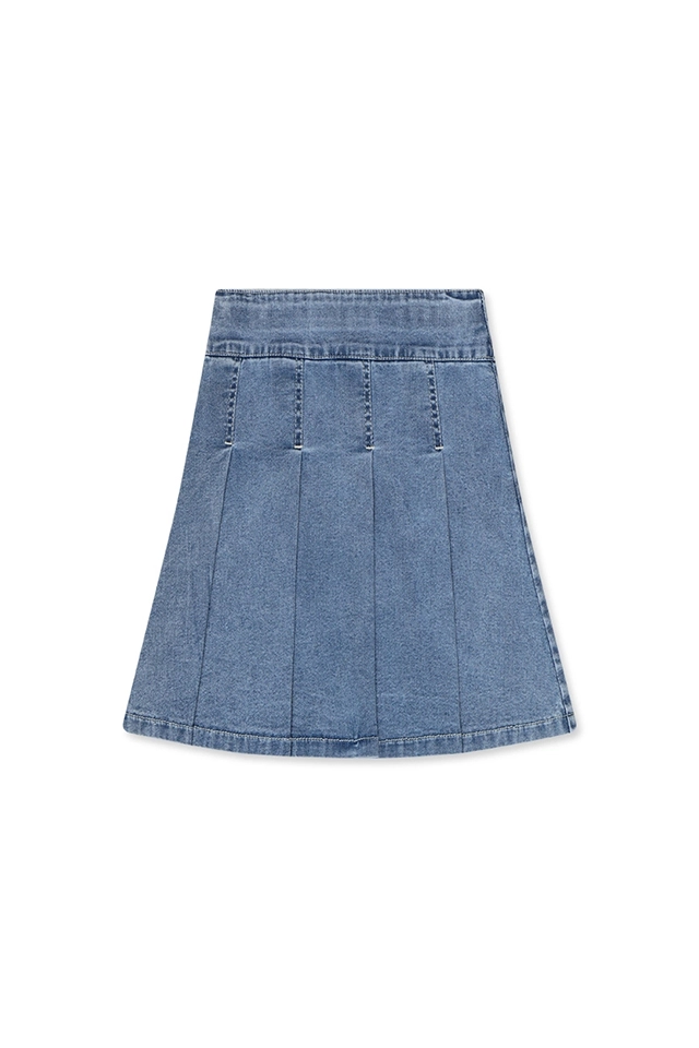 חצאית ג'ינס קפלים (#243247946) - 1
