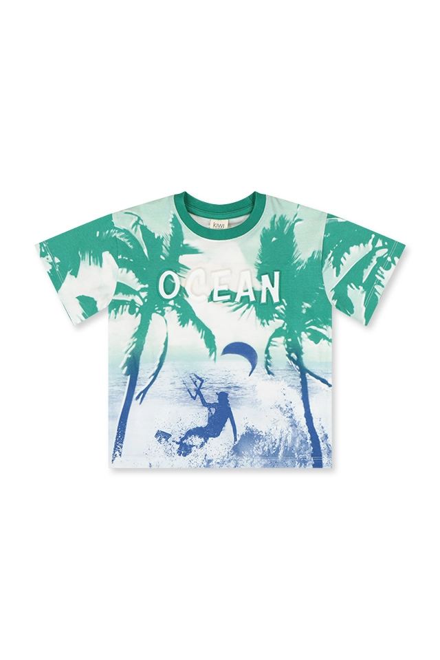 חולצת אוברסייז OCEAN (#2411100230) - 1