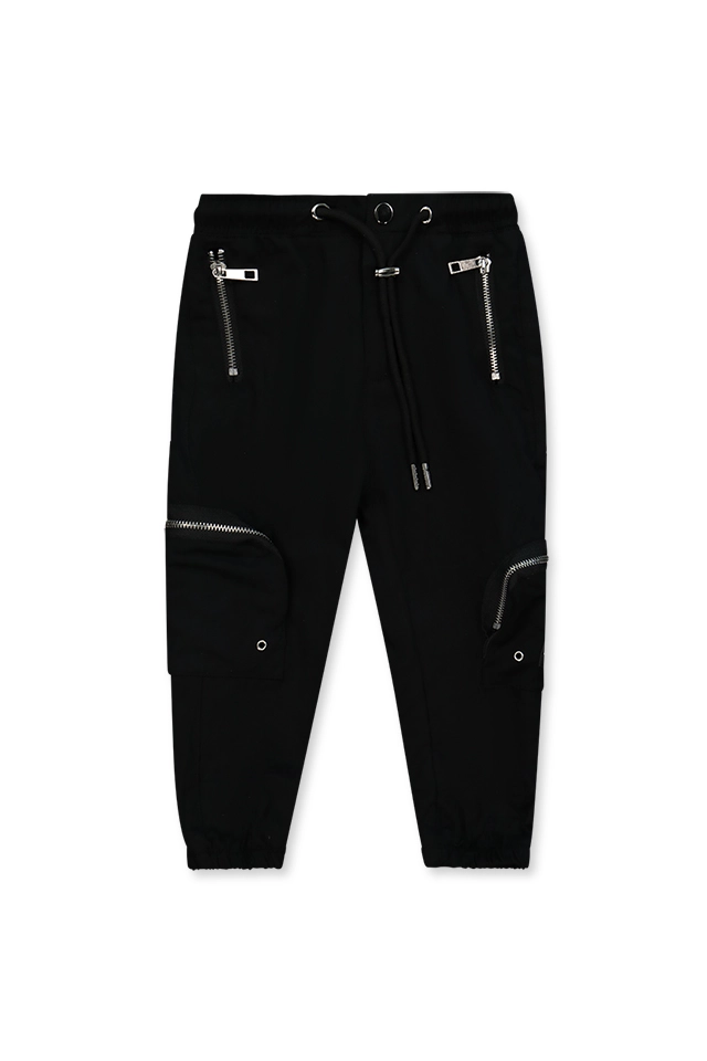 מכנסיים שחורים רוכסנים (#342561033) - 1