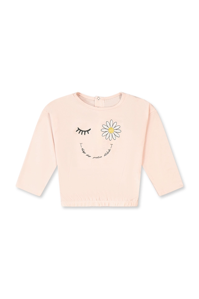 חולצת בייסיק סמיילי פרח (#320012321) - 1