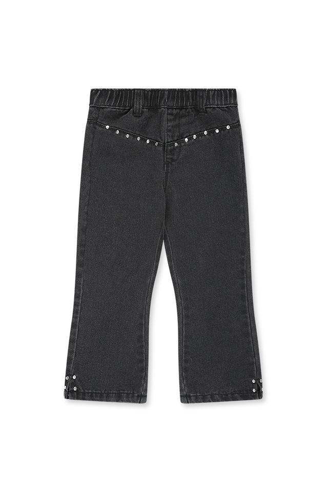 ג'ינס שחור רחב (#451065833) - 1