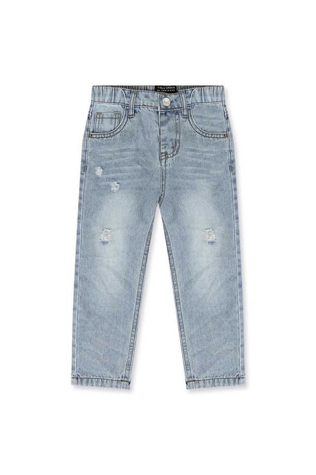 ג'ינס כחול משופשף (#162565047) - 1