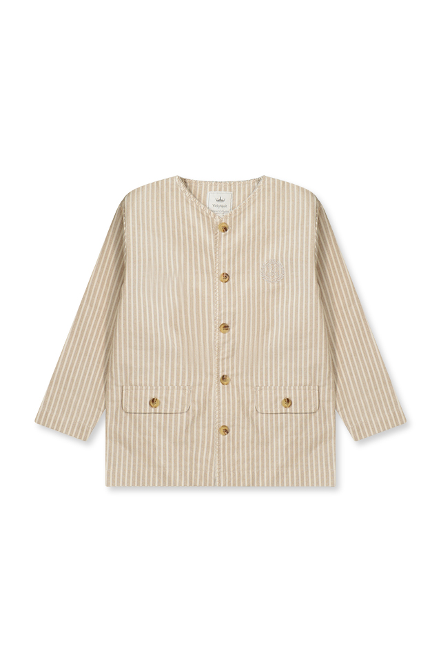 ג'קט פסים קאמל (#1633753113) - 1