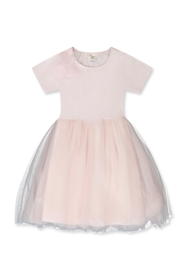 שמלת טול משולבת (#262642573) - 1