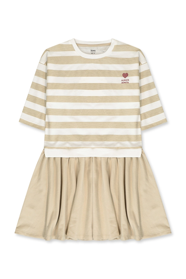 שמלת פסים 3/4 (#1612356107) - 1