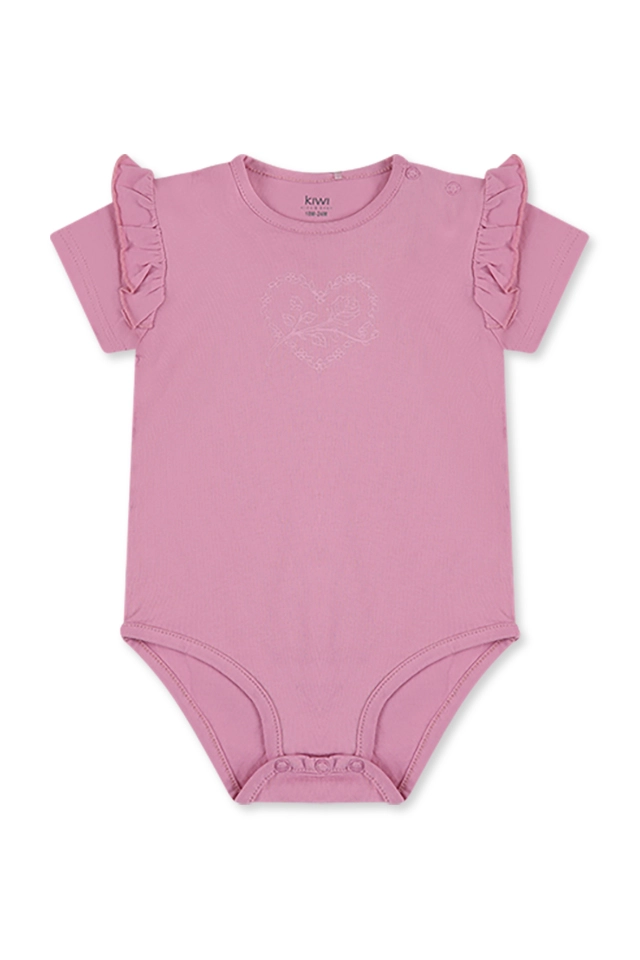 בגד גוף לב עם מלמלה (#2610140322) - 1