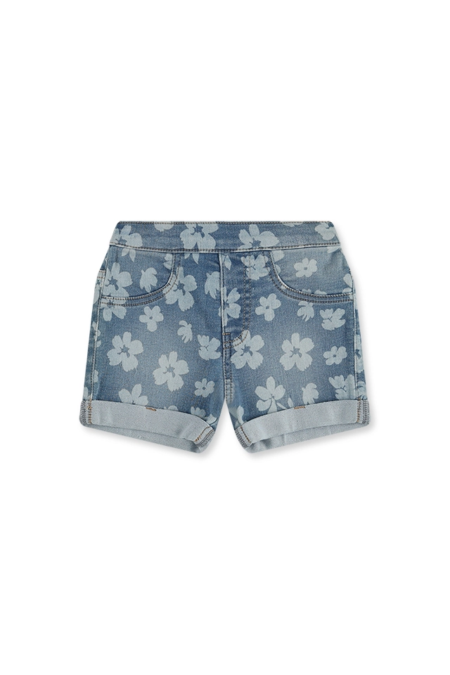 ג'ינס קצר עם פרחים (#26106525090) - 1