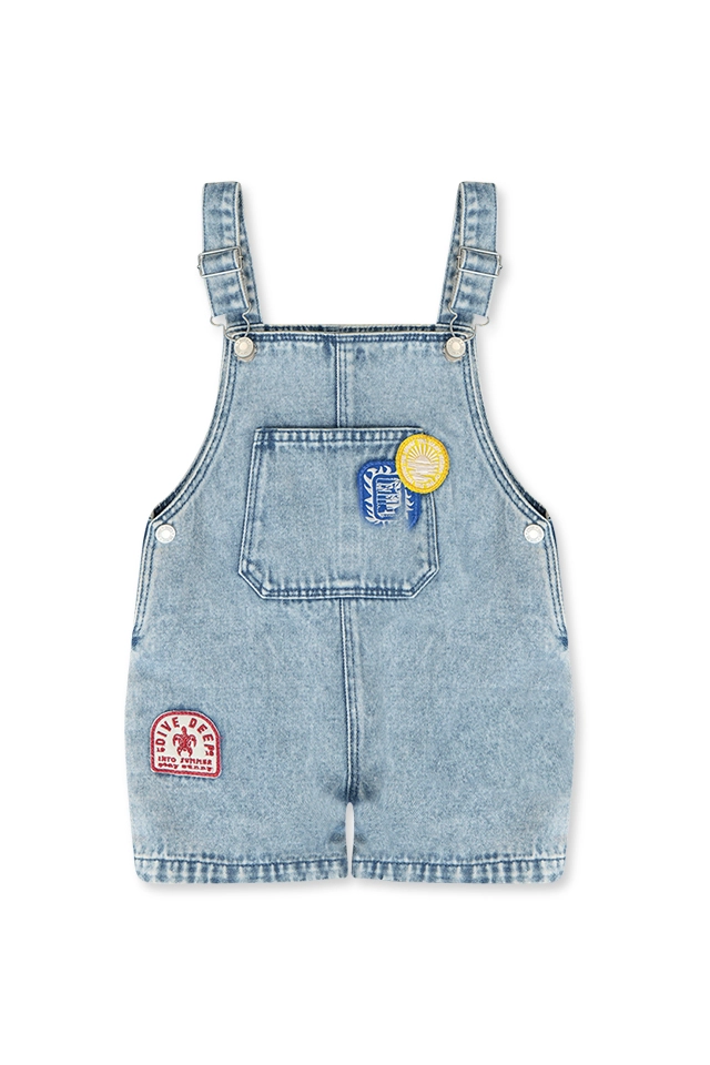 אוברול ג'ינס עם פטצ'ים (#261143246) - 1