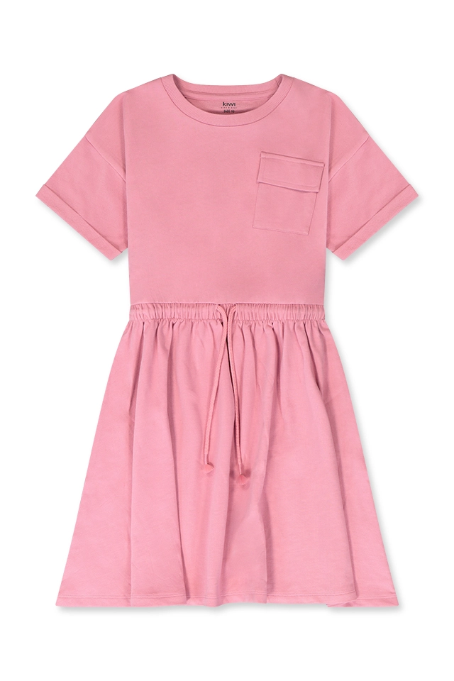 שמלה ורודה עם כיס (#2612356322) - 1