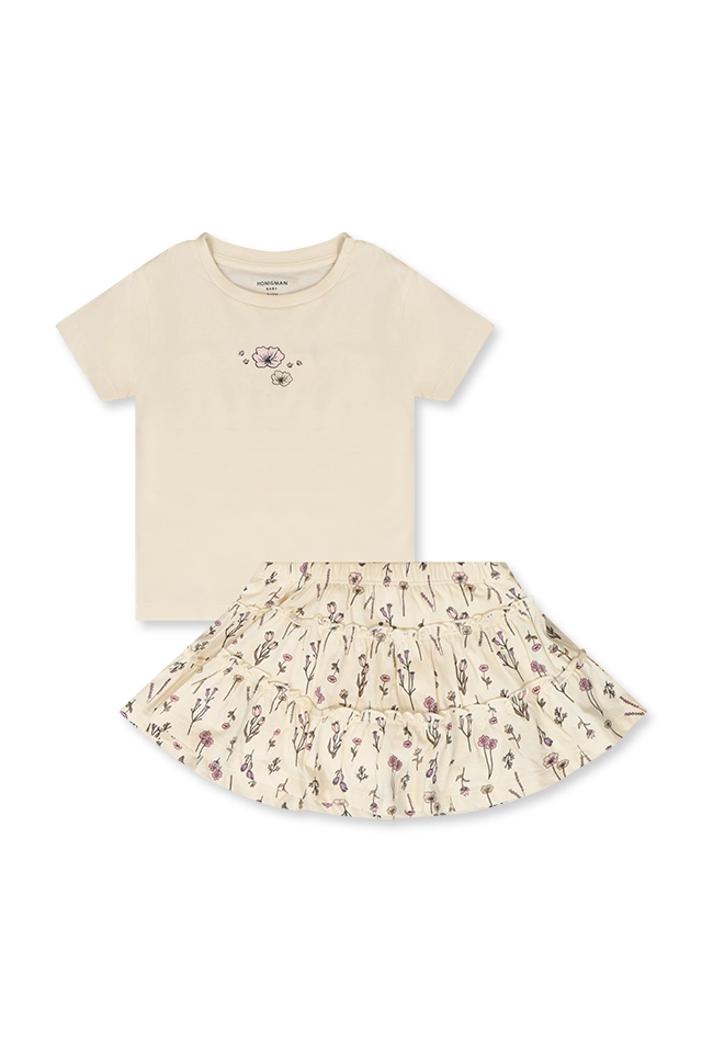 חליפת פרחים עם חצאית (#2624316112) - 1