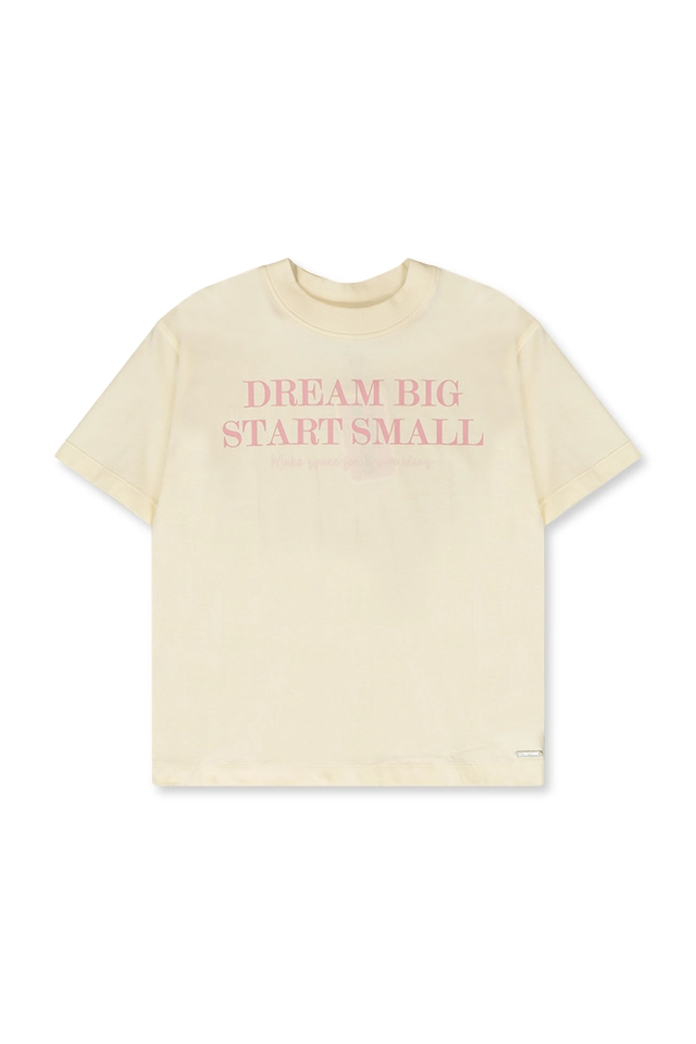 חולצה שמנת DREAM BIG (#262605402) - 1