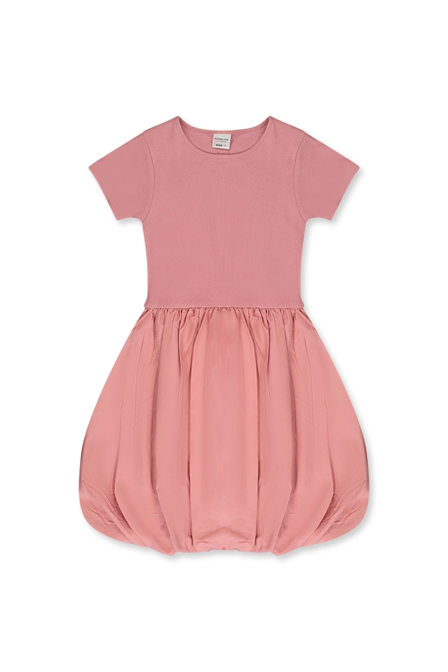 שמלת בלון משולבת (#2626424322) - 1