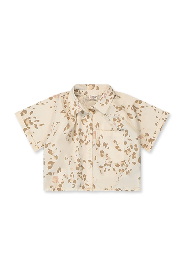 חולצה מנומרת אריג (#2626510107) - 1