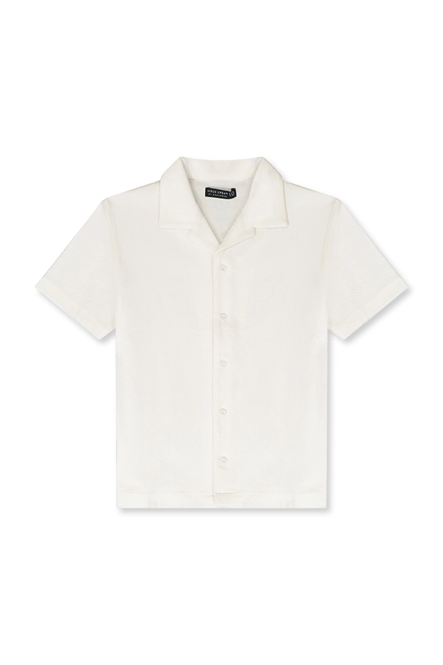 חולצה מכופתרת חלקה (#262753302) - 1