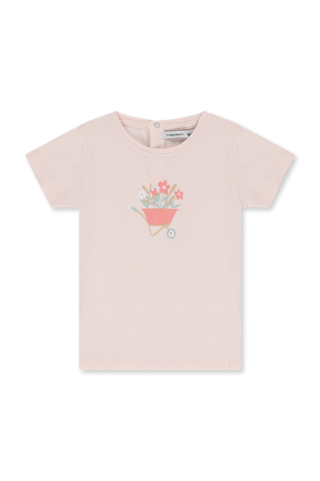 חולצה ורודה מריצת פרחים (#263000173) - 1