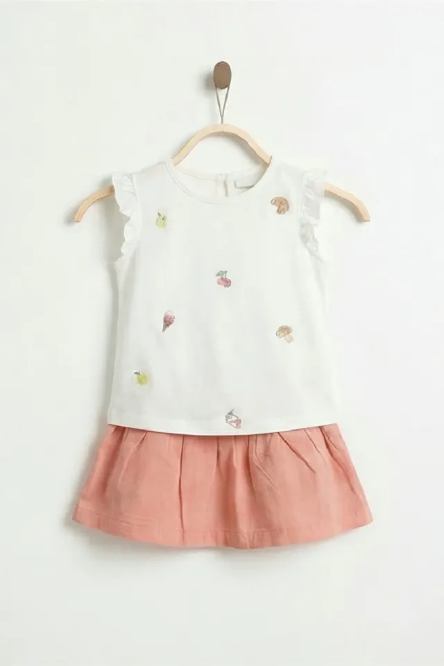 חליפת גלידות חצאית מכנס (#2630313107) - 1