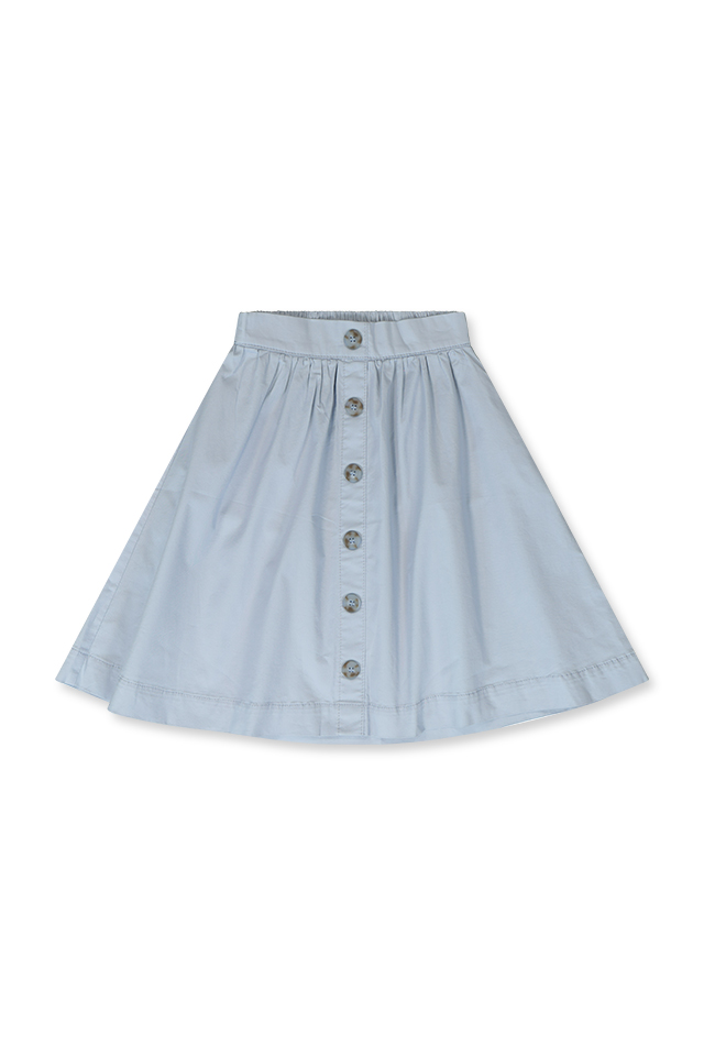 חצאית אריג תכלת (#263232224) - 1