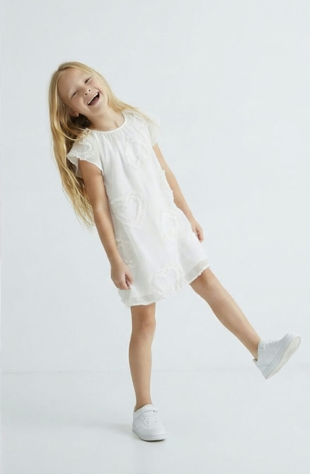 שמלת לבבות מילק