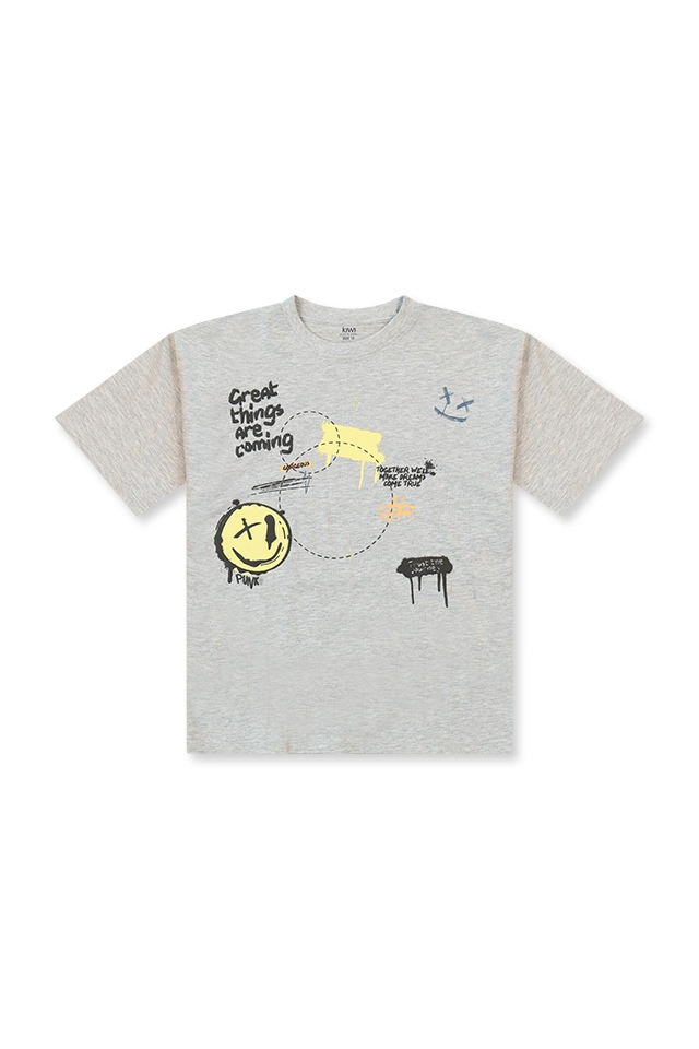 חולצת אוברסייז סמיילי (#261302827) - 1