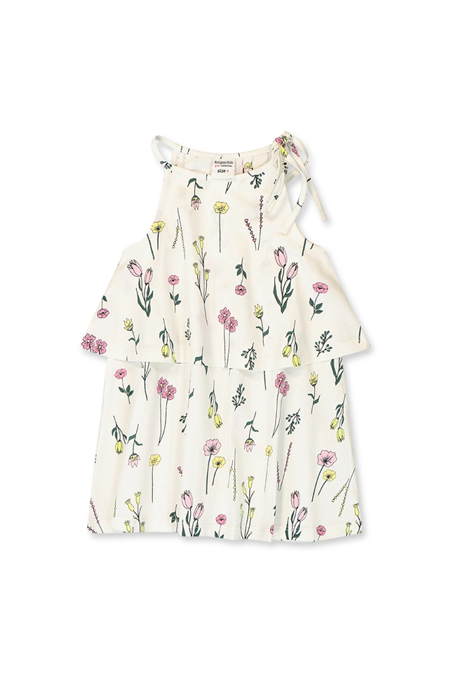 שמלה פרחונית בד סרוג (#2626415700) - 1