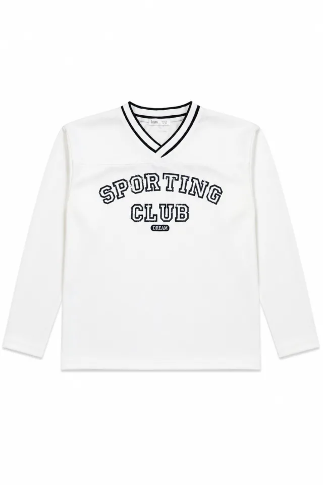 חולצה בד סרוג SPORTING CLUB (#3613081107) - 1