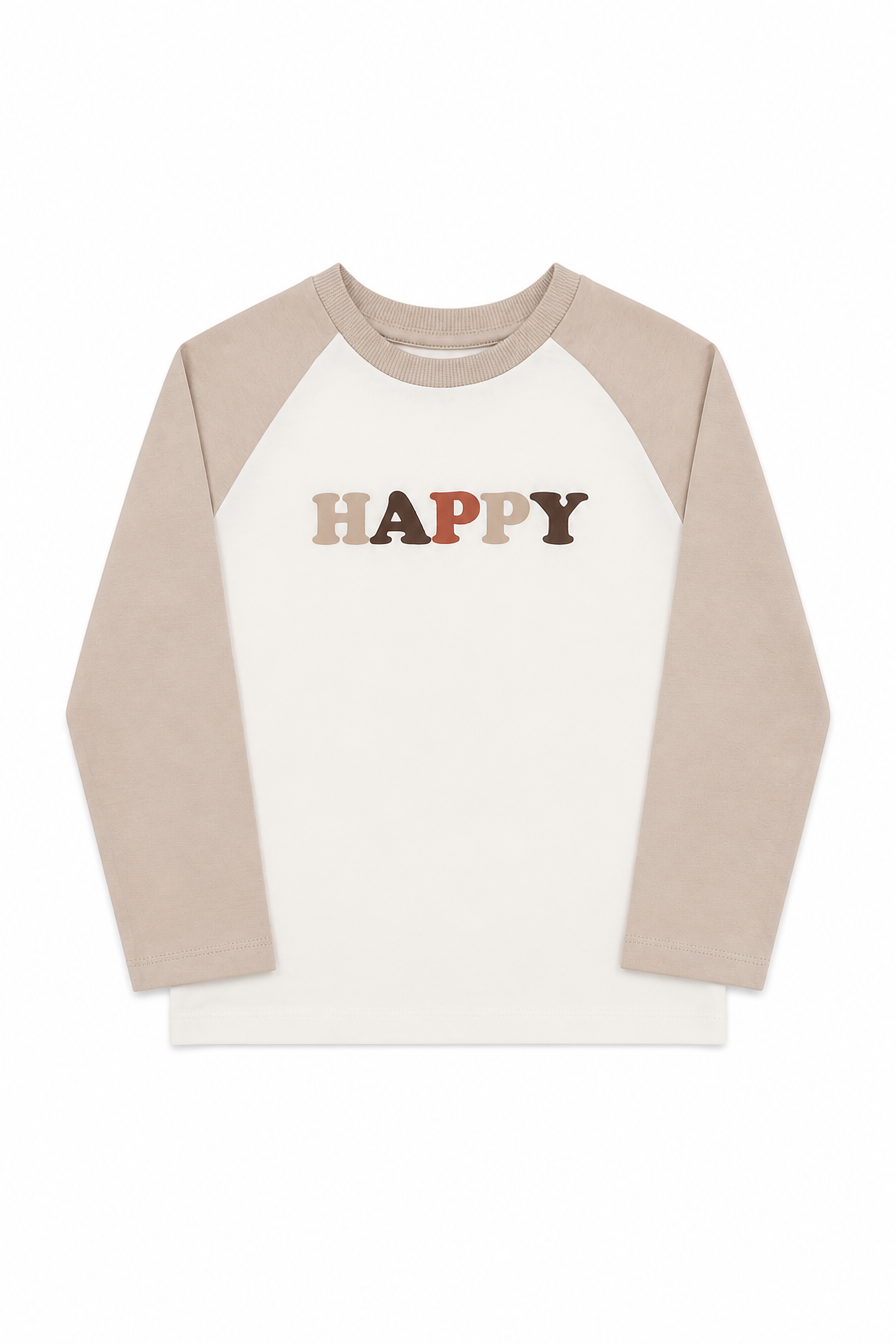 361100228-1.webp חולצת בייסיק HAPPY (#361100228) - 1