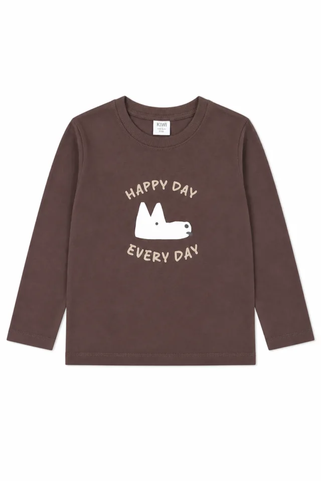 חולצת בייסיק HAPPY DAY (#361100631) - 1