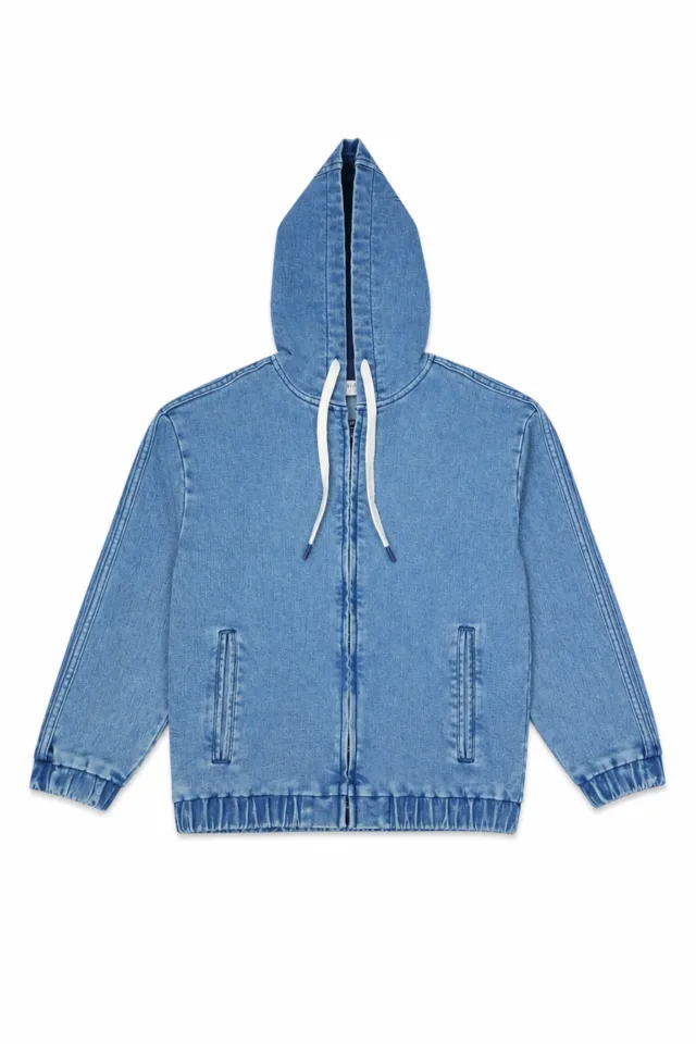 ג'קט ג'ינס עם פסים (#361375144) - 1